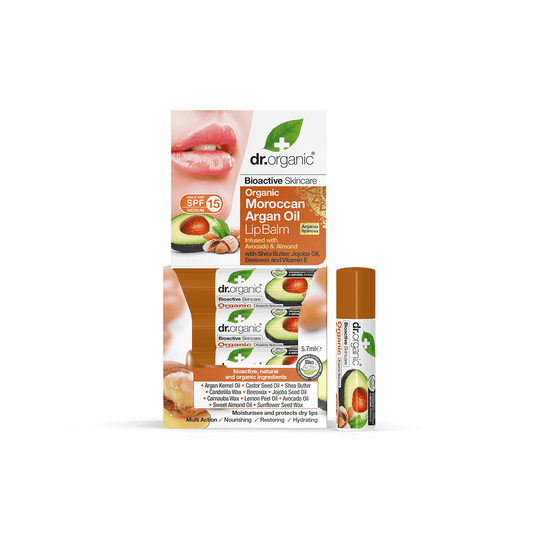 Dr Organic Moroccan Argan Oil Lip Balm - 5.7ml