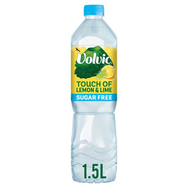 6 x Volvic Touch Of Fruit Sugar Free Lemon & Lime 750Ml