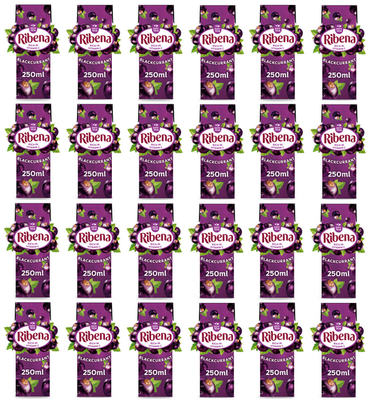 24 x Ribena Blackcurrant Carton 250Ml