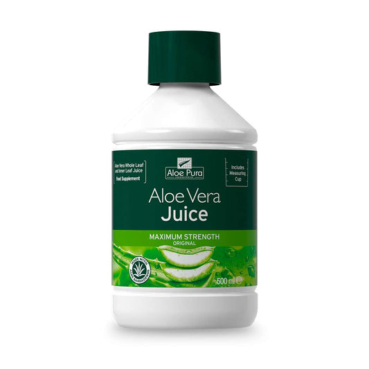 Aloe Pura A/Vera Juice Max Charcoal Filtered - 500ml