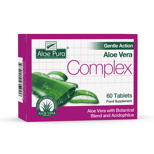 Aloe Pura Gentle Action Aloe Vera Complex - 60caps