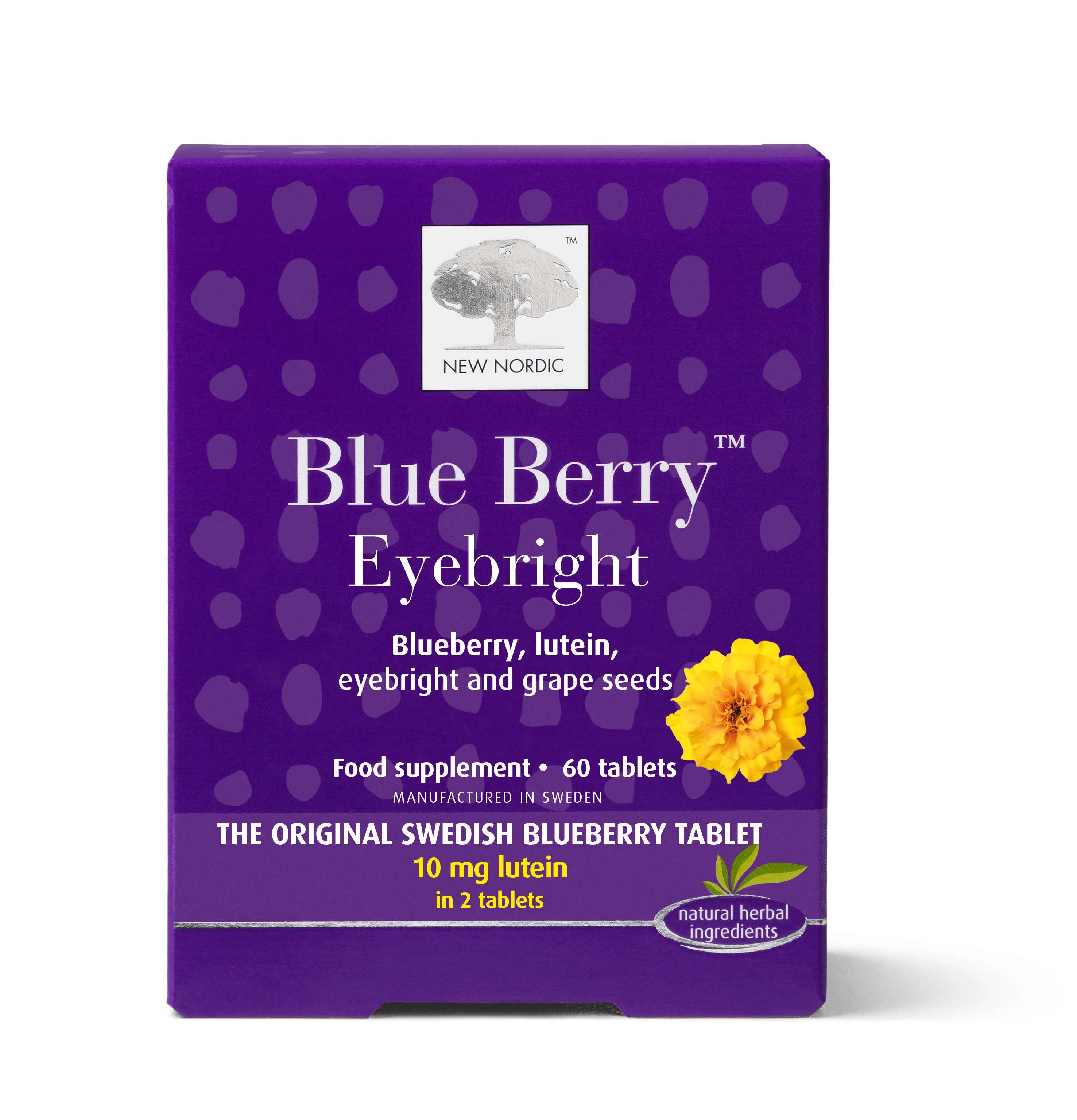 New Nordic Ltd Blue Berry - 60tabs