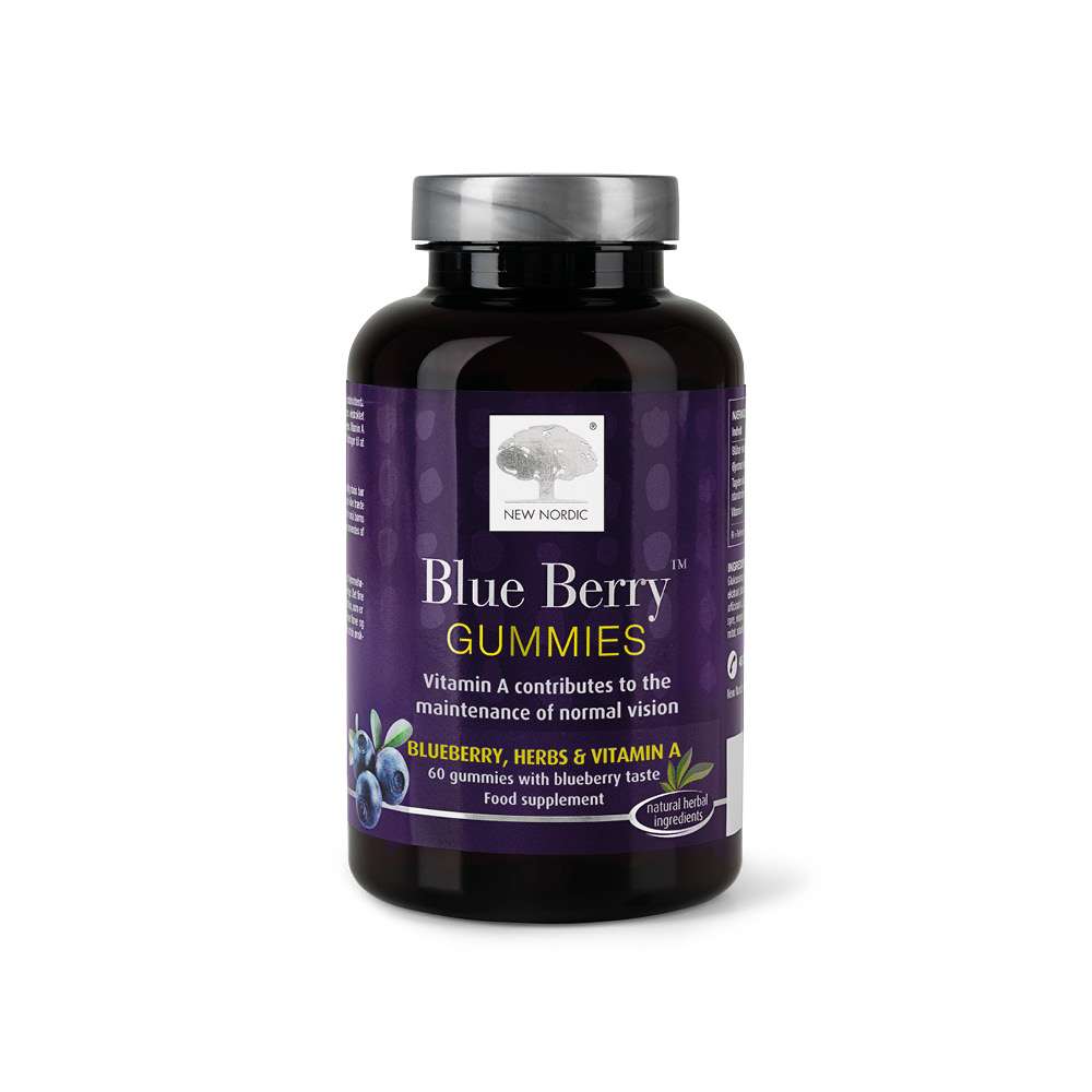 New Nordic Ltd Blue Berry Gummies - 60gums