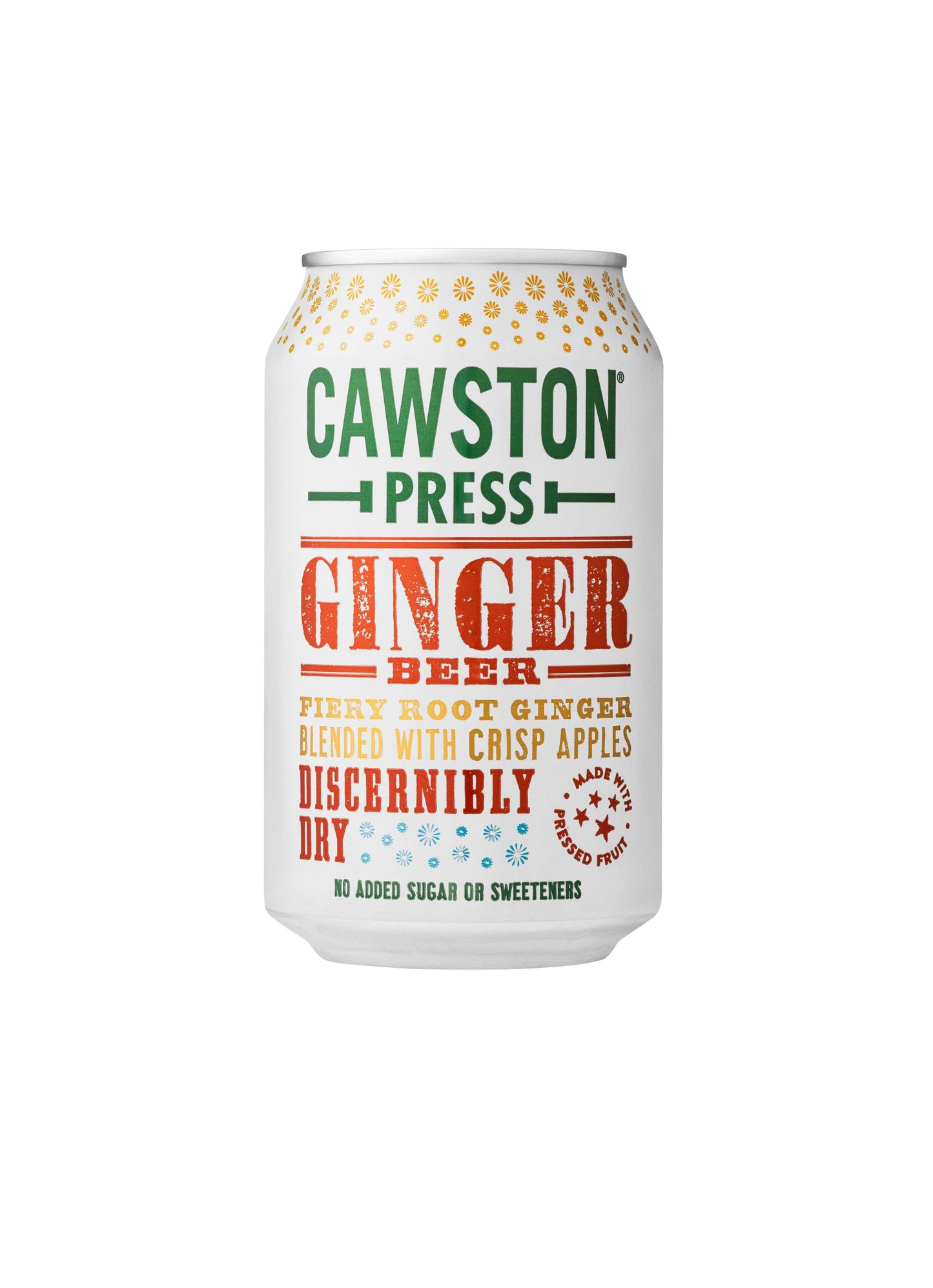 24 x Cawston Press Sparkling Ginger Beer - 330ml