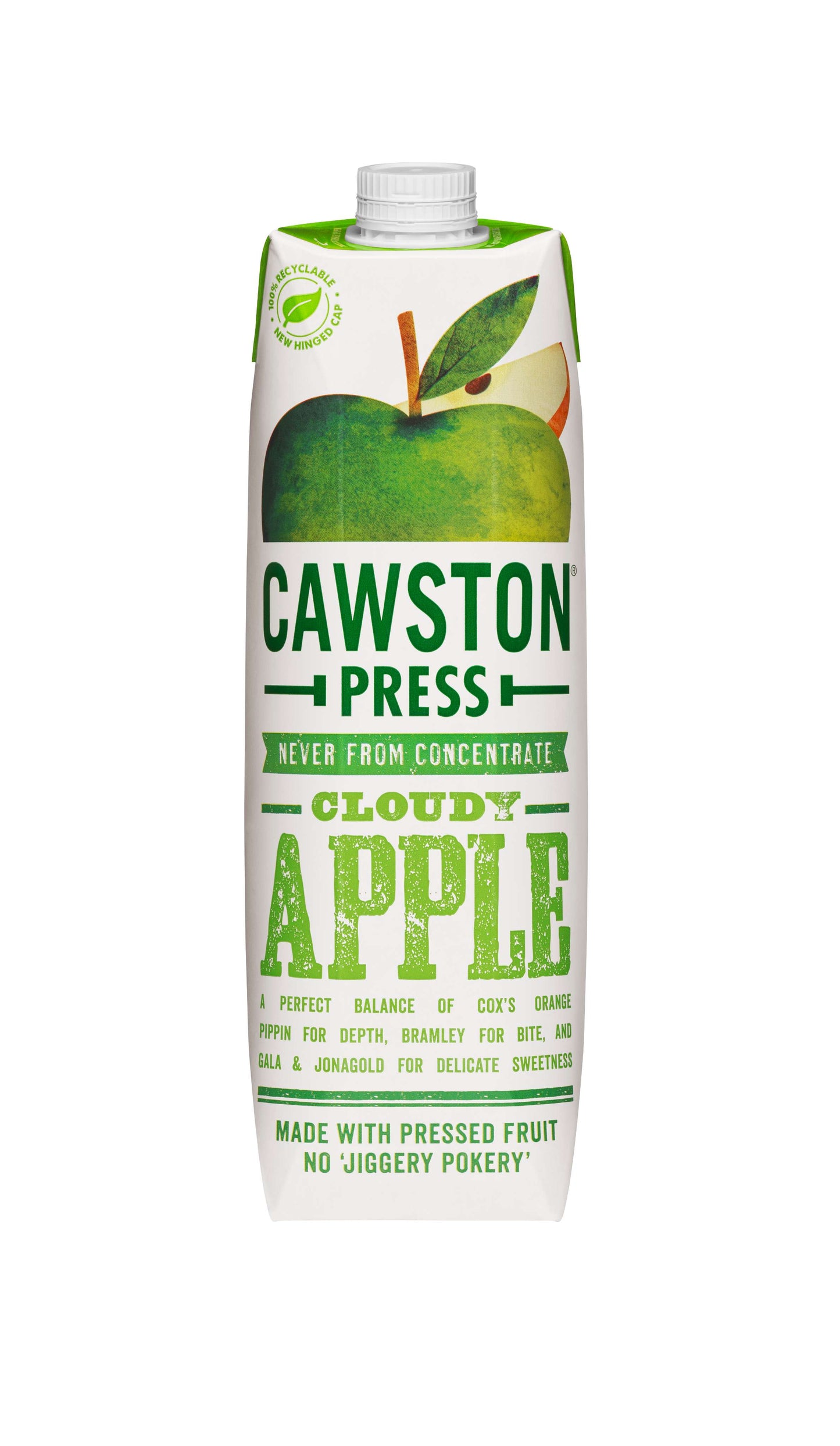 Cawston Press Pressed Cloudy Apple - 1ltr