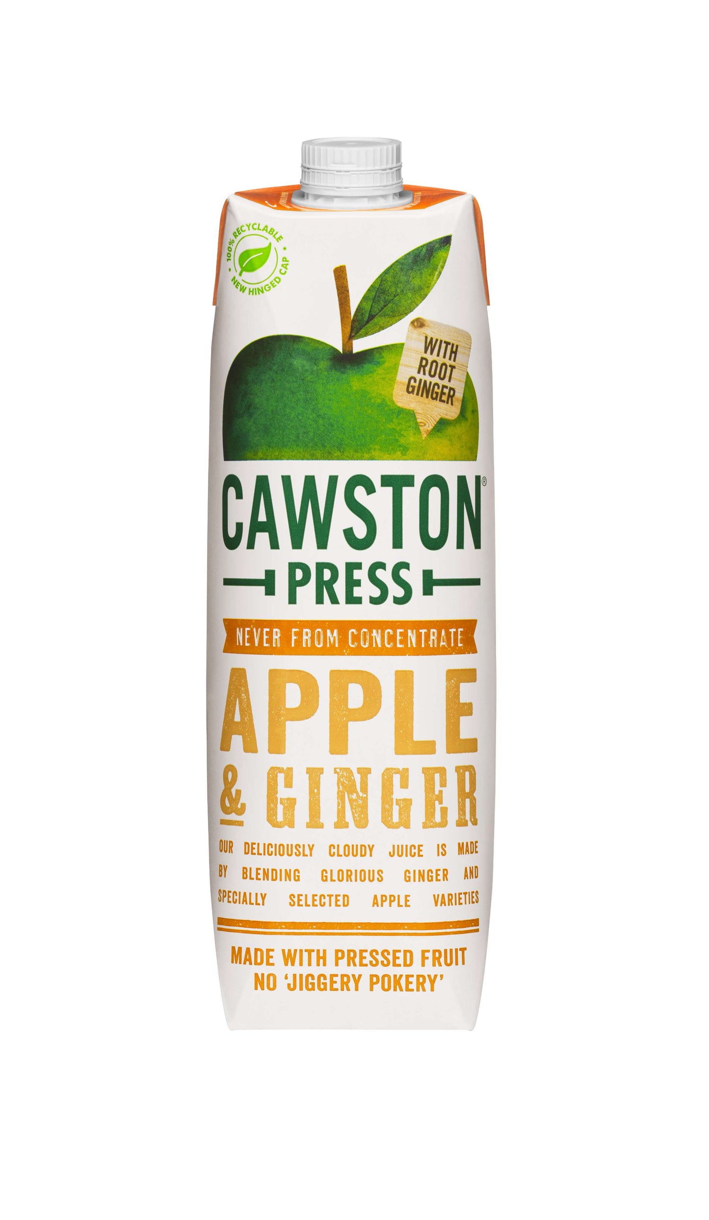 Cawston Press Pressed Apple & Ginger - 1ltr