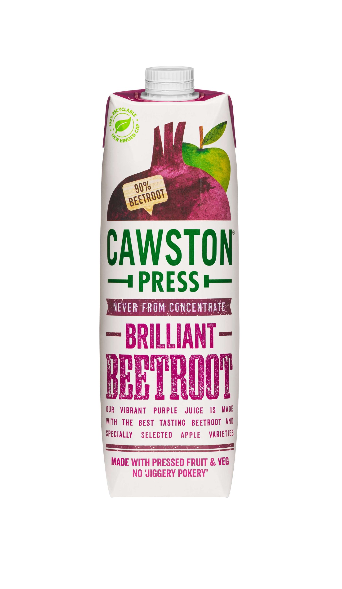 Cawston Press Pressed Brilliant Beetroot - 1ltr