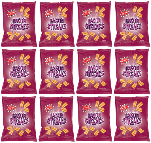 12 x Golden Wonder Bacon Streaks 150Gm