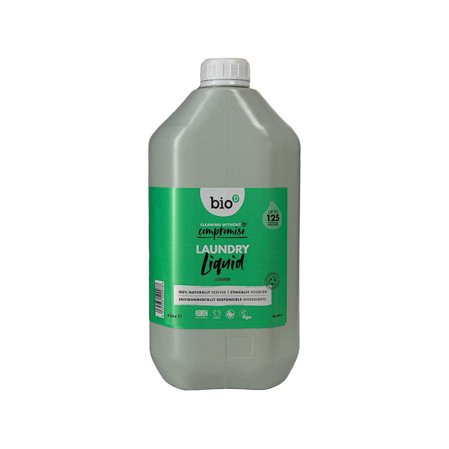 Bio-D Laundry Liquid - Fresh Juniper - 5Ltr
