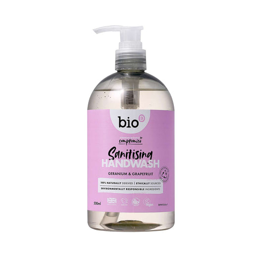 Bio-D Geranium & Grapefruit  Cleansing Hand Wash - 500ml