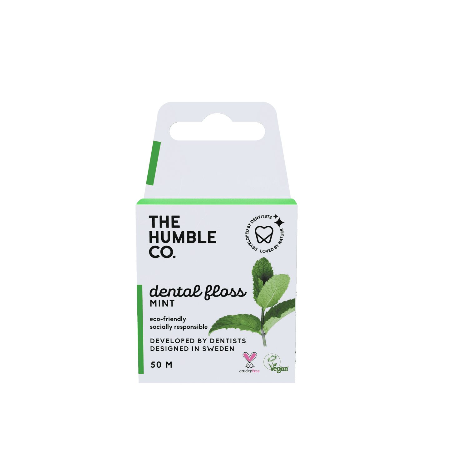 The Humble Co Dental Floss Mint Picks - 50pc