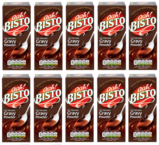 10 x Bisto Powder Gravy Packet Original 200G