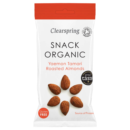 Clearspring Snack Org Yaemon Tamari Roasted Almonds - 30g