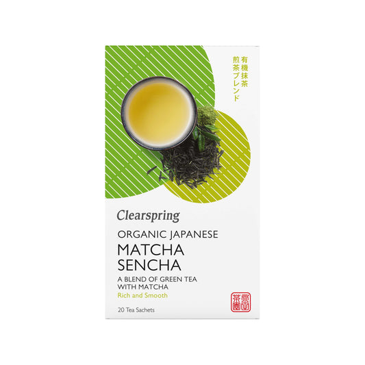 Clearspring Organic Japanese Matcha Sencha TB Box - 20x36g