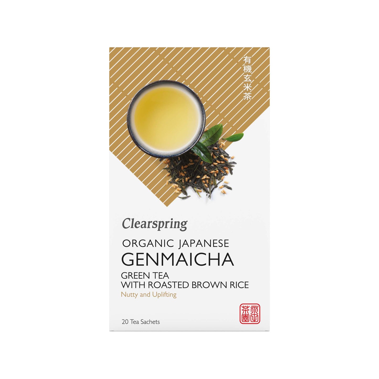 Clearspring Organic Japanese Genmaicha TB Box - 20x36g