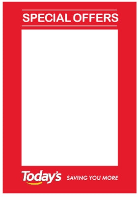 50 x Todays New A4 Special Offer Pos A4