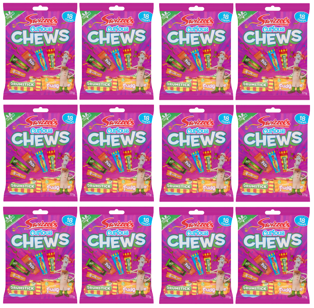 12 x Swizzels Curious Chews - 171G