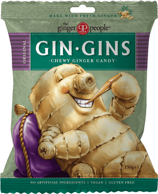 The Ginger People New! Gin Gins Chewy Ginger Candy - 150g