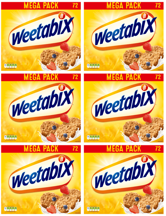 6 x Weetabix 72'S