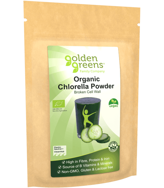 Golden Greens Organic Chlorella Powder  - 100g