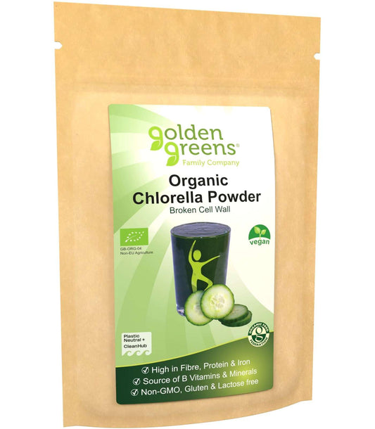 Golden Greens Organic Chlorella Powder  - 200g
