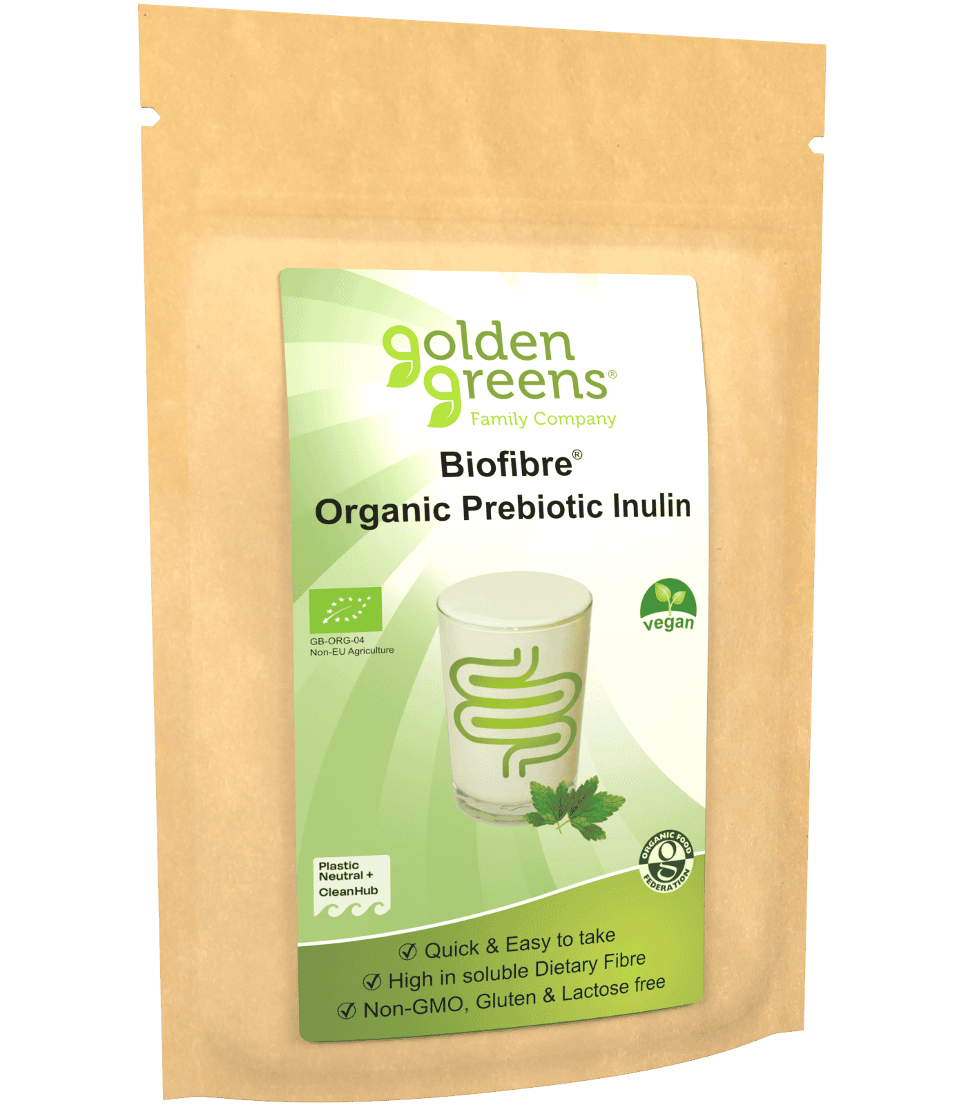 Golden Greens Organic Inulin Powder  - 250g