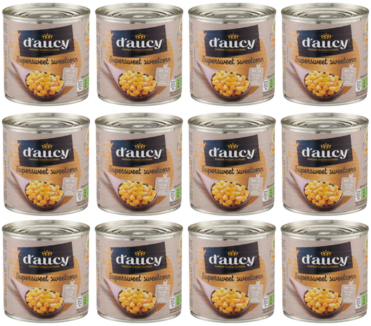 12 x D'Aucy Sweetcorn 326G