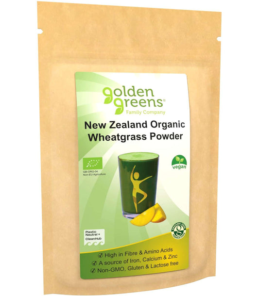 Golden Greens Organic New Zeal Wheat Grass Powder  - 200g