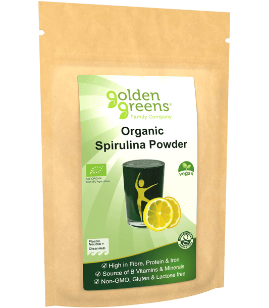 Golden Greens Organic Spirulina Powder  - 100g