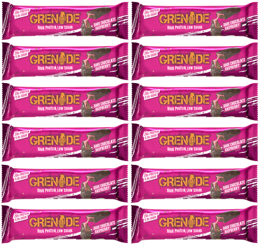 12 X Grenade Carb Killa Dark Chocolate Raspberry 60G