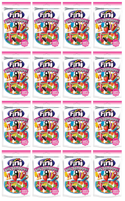 16 x Fini Jolly Jamboree Pouch 150Gm