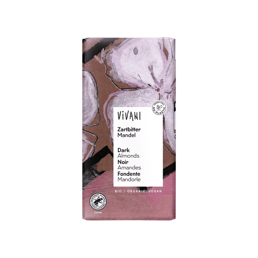 10 x Vivani Dark with almonds Organic - 100g