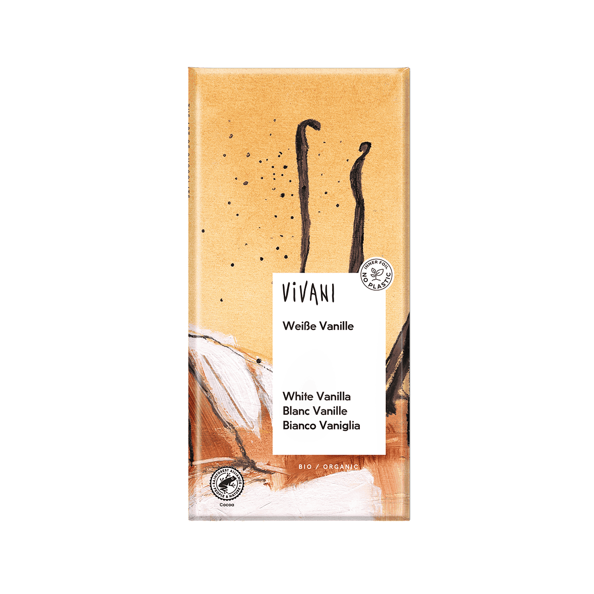 10 x Vivani White Vanilla Vivani Organic - 80g