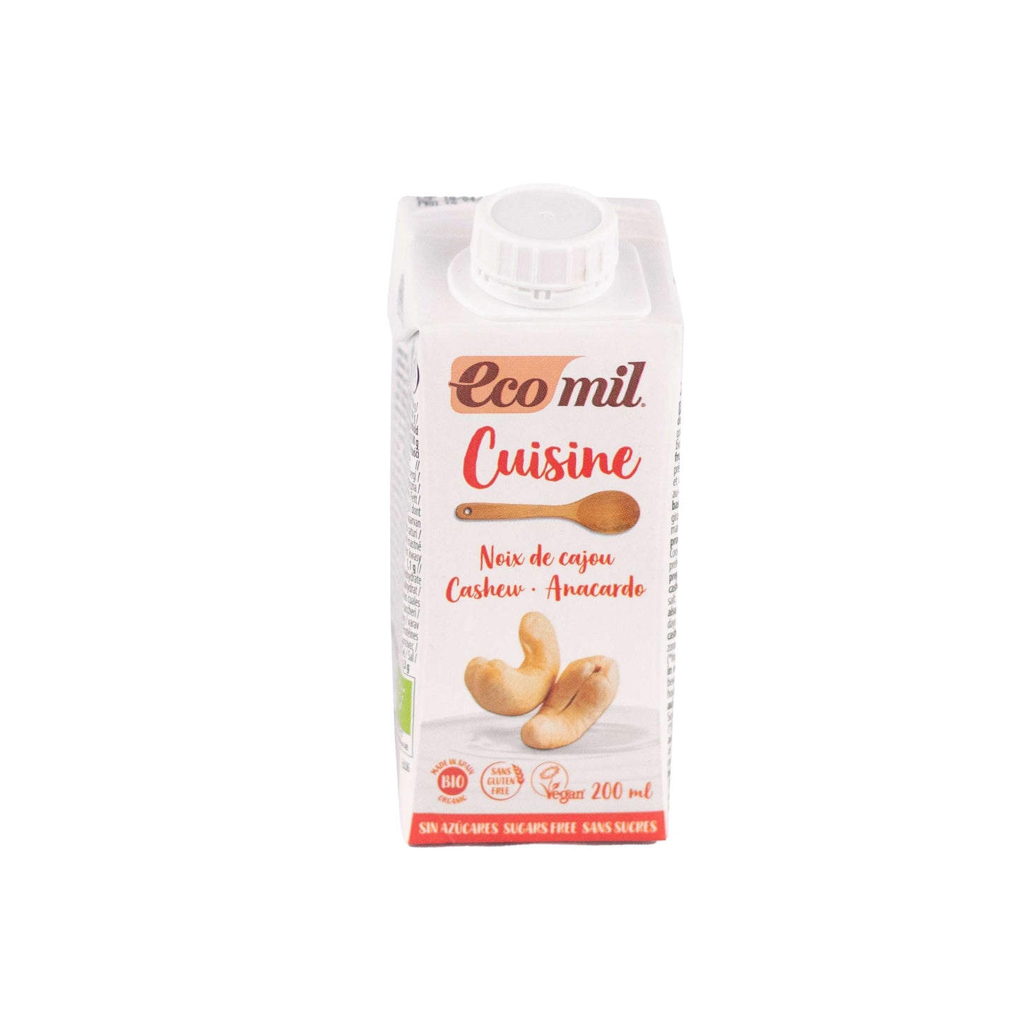 Ecomil Cuisine cashew sugar-free Bio - 200ml
