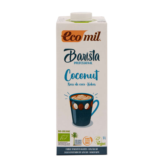 Ecomil Barista coconut milk low sugar Bio - 1ltr
