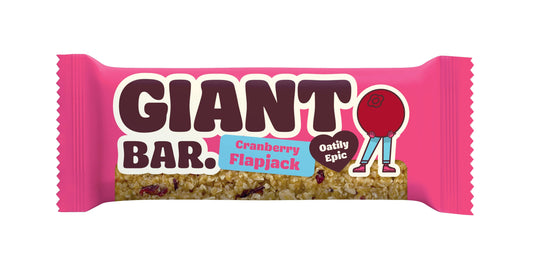 20 x Ma Baker Giant BarCranberry Flapjack - 90g