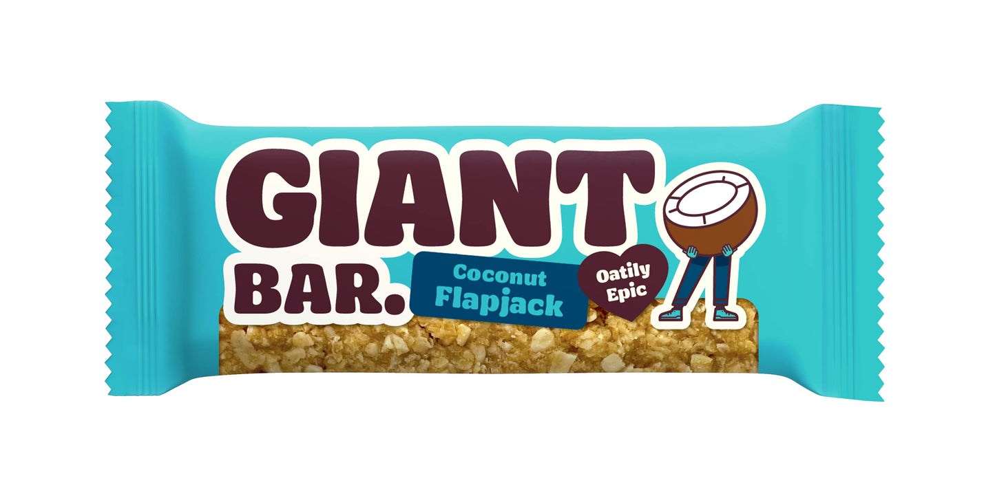 20 x Ma Baker Giant Bar Coconut Flapjack - 90g