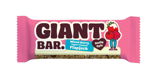 Ma Baker Giant Bar Berry Yogurt Topped Flapjack - 90g