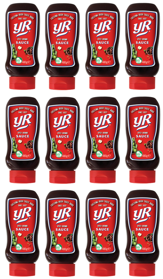 12 X Yr Brown Sauce Squeezy 480G