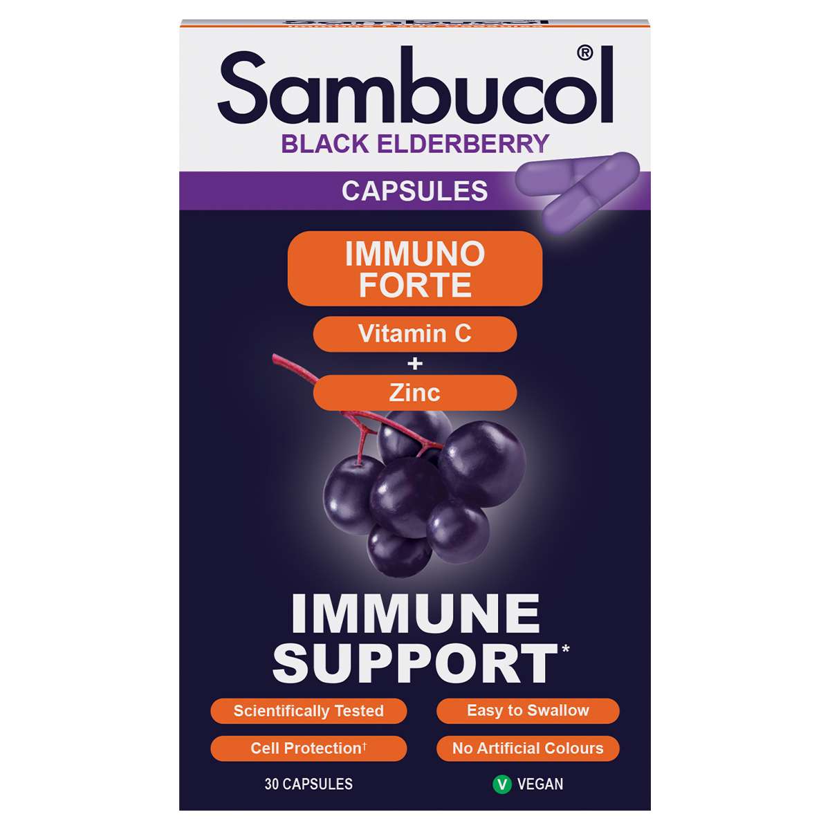 Sambucol  Immuno Forte Capsules - 30pc
