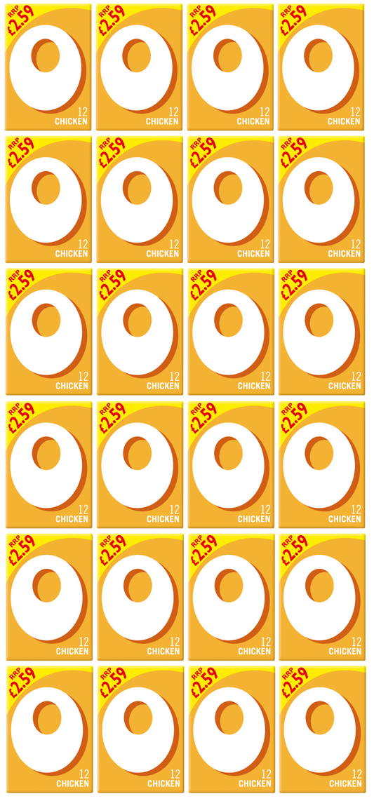 24 X Oxo Cubes Chicken 12'S 71G