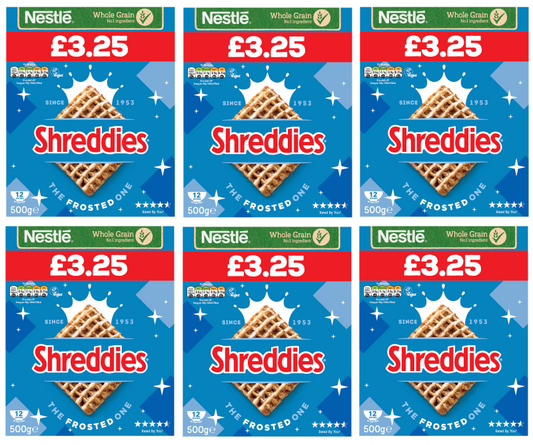 6 x Nestle Frosted Shreddies - 500GM