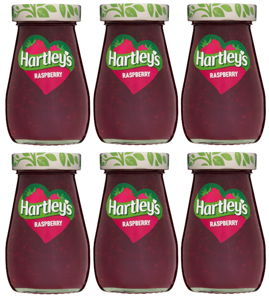6 x Hartleys Best Raspberry Jam - 340G