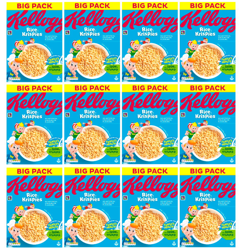 12 x Kelloggs Rice Krispies  660g