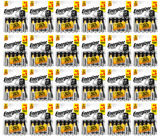 24 x Energizer Power Batteries Aaa 4+1 Free - 5 PACK