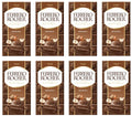 8 x Ferrero Rocher Milk Original Large Bar 90GM