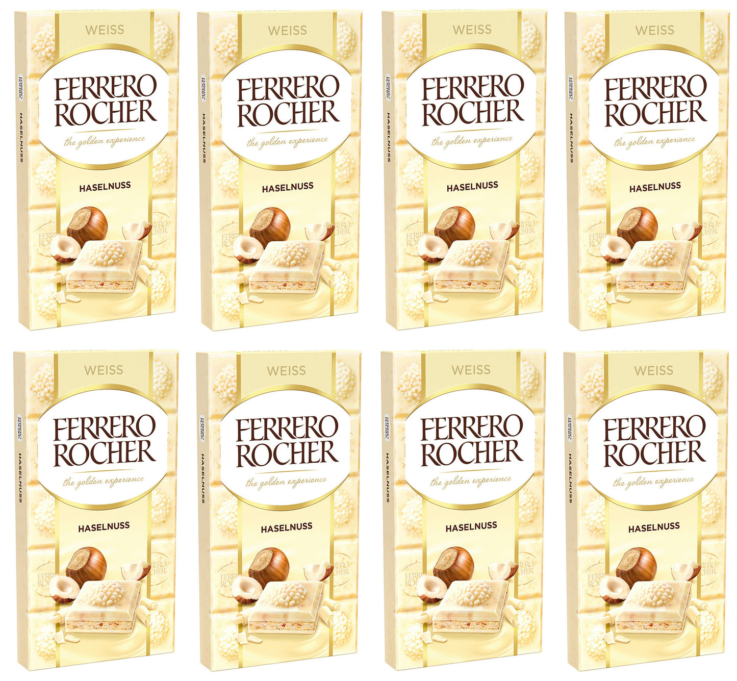 8 x Ferrero Rocher White Large Bar - 90GM