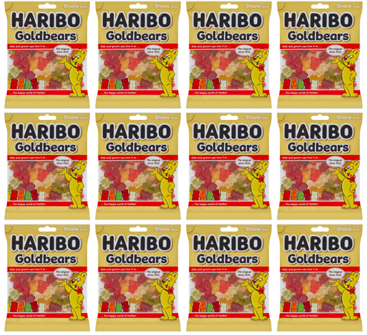 12 x Haribo Goldbears 160Gm