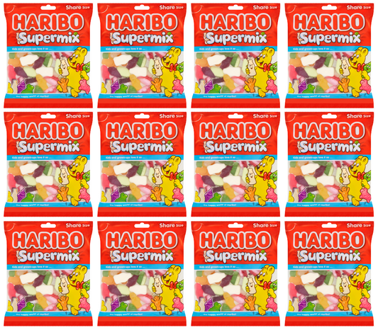 12 x Haribo Supermix 160Gm