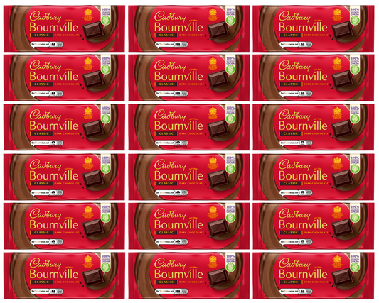 18 x Cadbury Bournville - 100GM